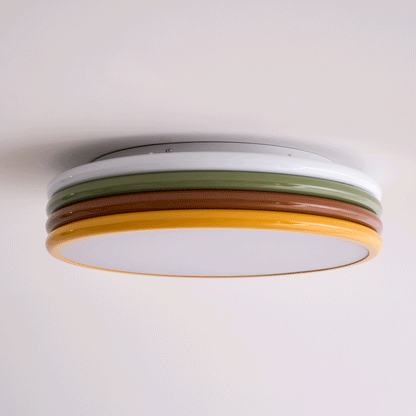 Color Stack Ceiling Lamp | Acrylic & Metal | White, Green, Red, Yellow