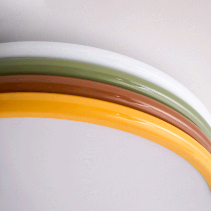 Color Stack Ceiling Lamp | Acrylic & Metal | White, Green, Red, Yellow