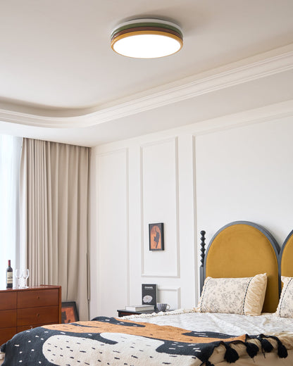 Color Stack Ceiling Lamp | Acrylic & Metal | White, Green, Red, Yellow