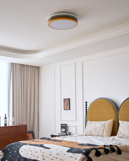 Color Stack Ceiling Lamp | Acrylic & Metal | White, Green, Red, Yellow