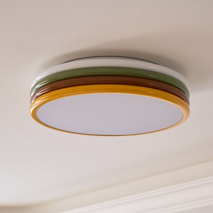 Color Stack Ceiling Lamp | Acrylic & Metal | White, Green, Red, Yellow