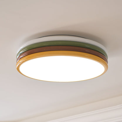 Color Stack Ceiling Lamp | Acrylic & Metal | White, Green, Red, Yellow
