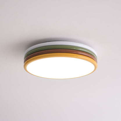 Color Stack Ceiling Lamp | Acrylic & Metal | White, Green, Red, Yellow