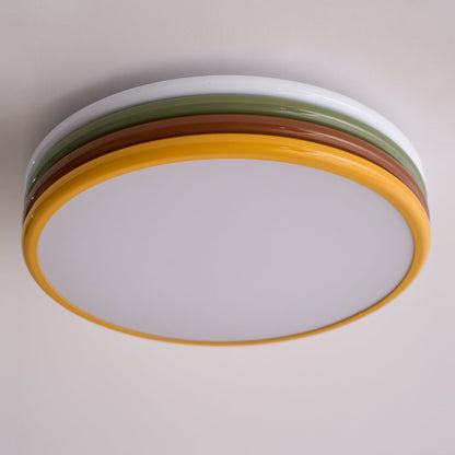Color Stack Ceiling Lamp | Acrylic & Metal | White, Green, Red, Yellow