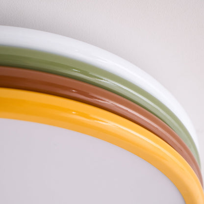 Color Stack Ceiling Lamp | Acrylic & Metal | White, Green, Red, Yellow