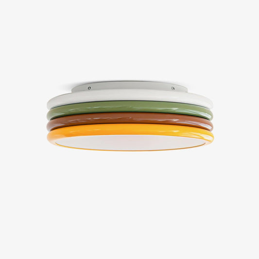 Color Stack Ceiling Lamp | Acrylic & Metal | White, Green, Red, Yellow