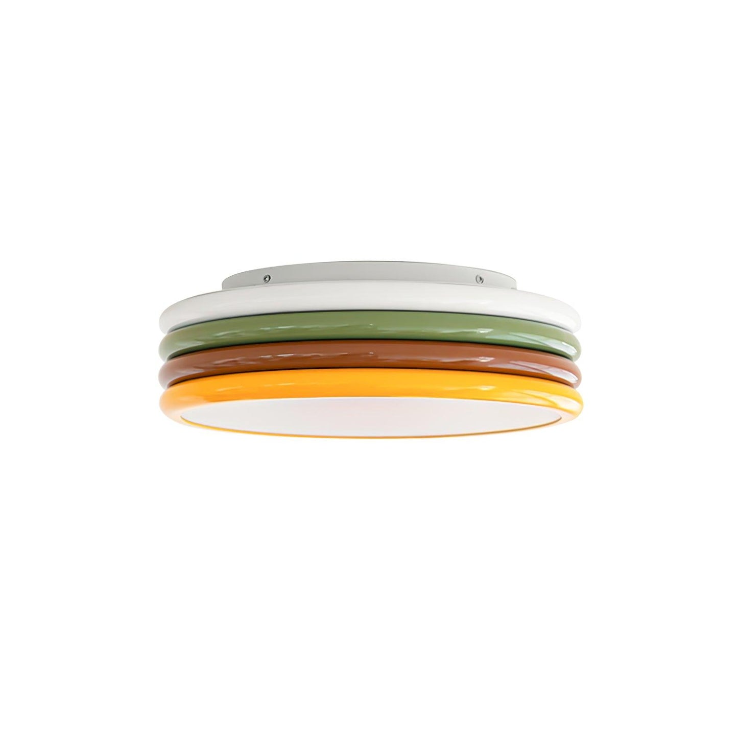 Color Stack Ceiling Lamp | Acrylic & Metal | White, Green, Red, Yellow
