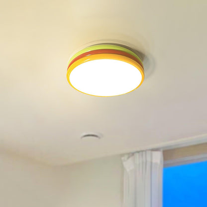 Color Stack Ceiling Lamp | Acrylic & Metal | White, Green, Red, Yellow