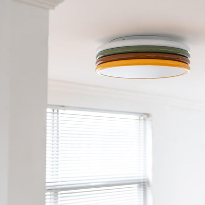 Color Stack Ceiling Lamp | Acrylic & Metal | White, Green, Red, Yellow