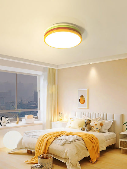 Color Stack Ceiling Lamp | Acrylic & Metal | White, Green, Red, Yellow