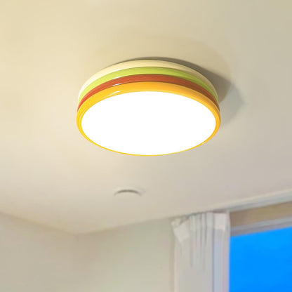Color Stack Ceiling Lamp | Acrylic & Metal | White, Green, Red, Yellow