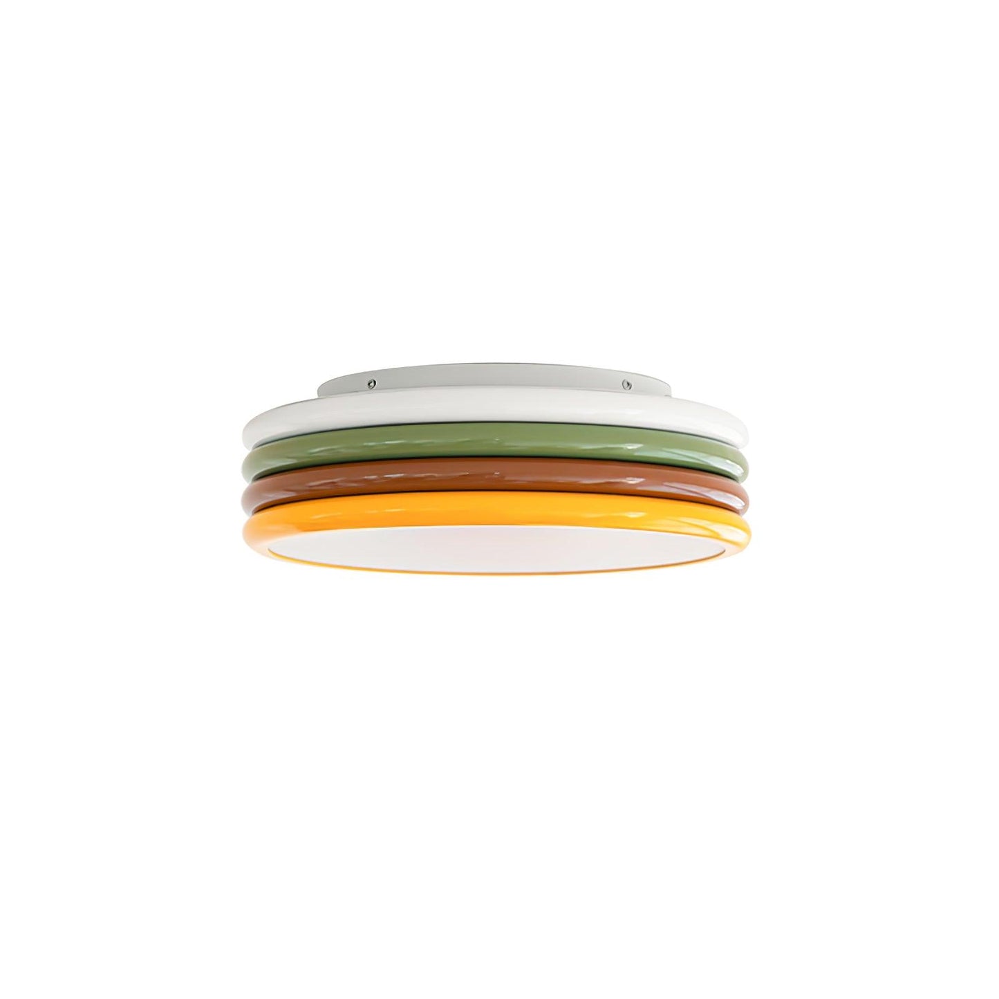 Color Stack Ceiling Lamp | Acrylic & Metal | White, Green, Red, Yellow