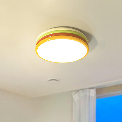 Color Stack Ceiling Lamp | Acrylic & Metal | White, Green, Red, Yellow