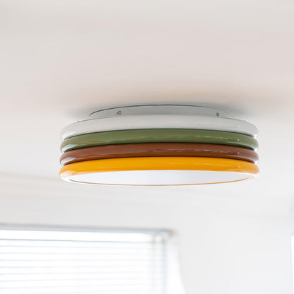 Color Stack Ceiling Lamp | Acrylic & Metal | White, Green, Red, Yellow