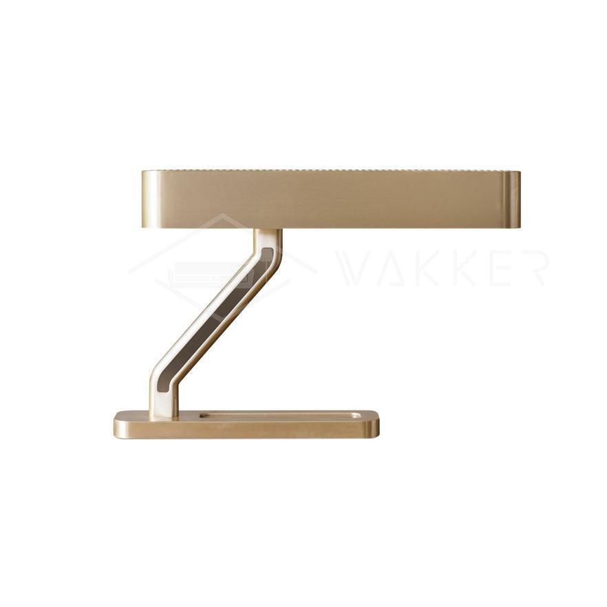 Colt Table Lamp | Brass, Acrylic | White Shade