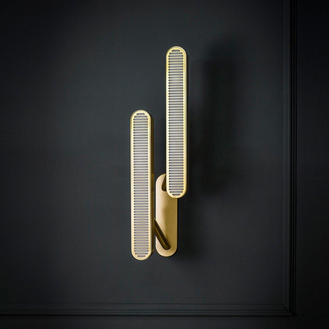 Colt Wall Light | Brass, Acrylic | Polished Brass