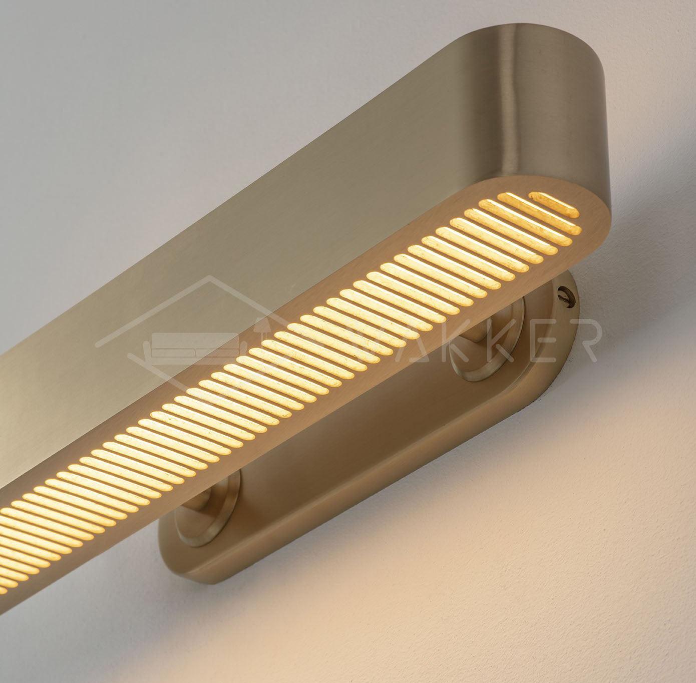 Colt Wall Light | Brass, Acrylic | Polished Brass