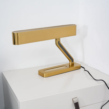 Colt Table Lamp | Brass, Acrylic | White Shade
