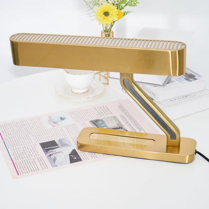 Colt Table Lamp | Brass, Acrylic | White Shade