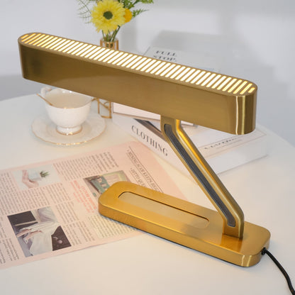 Colt Table Lamp | Brass, Acrylic | White Shade