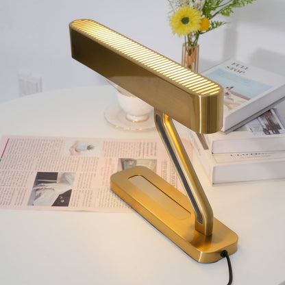 Colt Table Lamp | Brass, Acrylic | White Shade