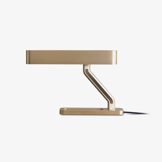 Colt Table Lamp | Brass, Acrylic | White Shade