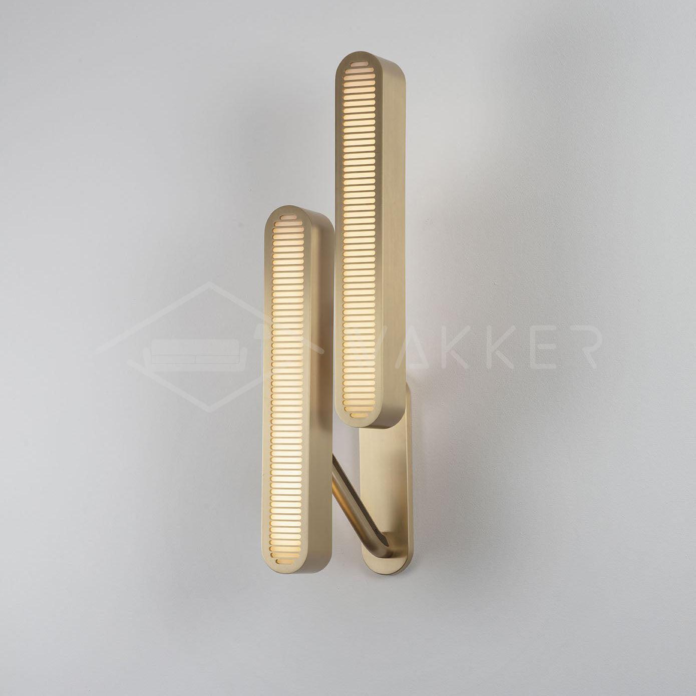 Colt Wall Light | Brass, Acrylic | Polished Brass