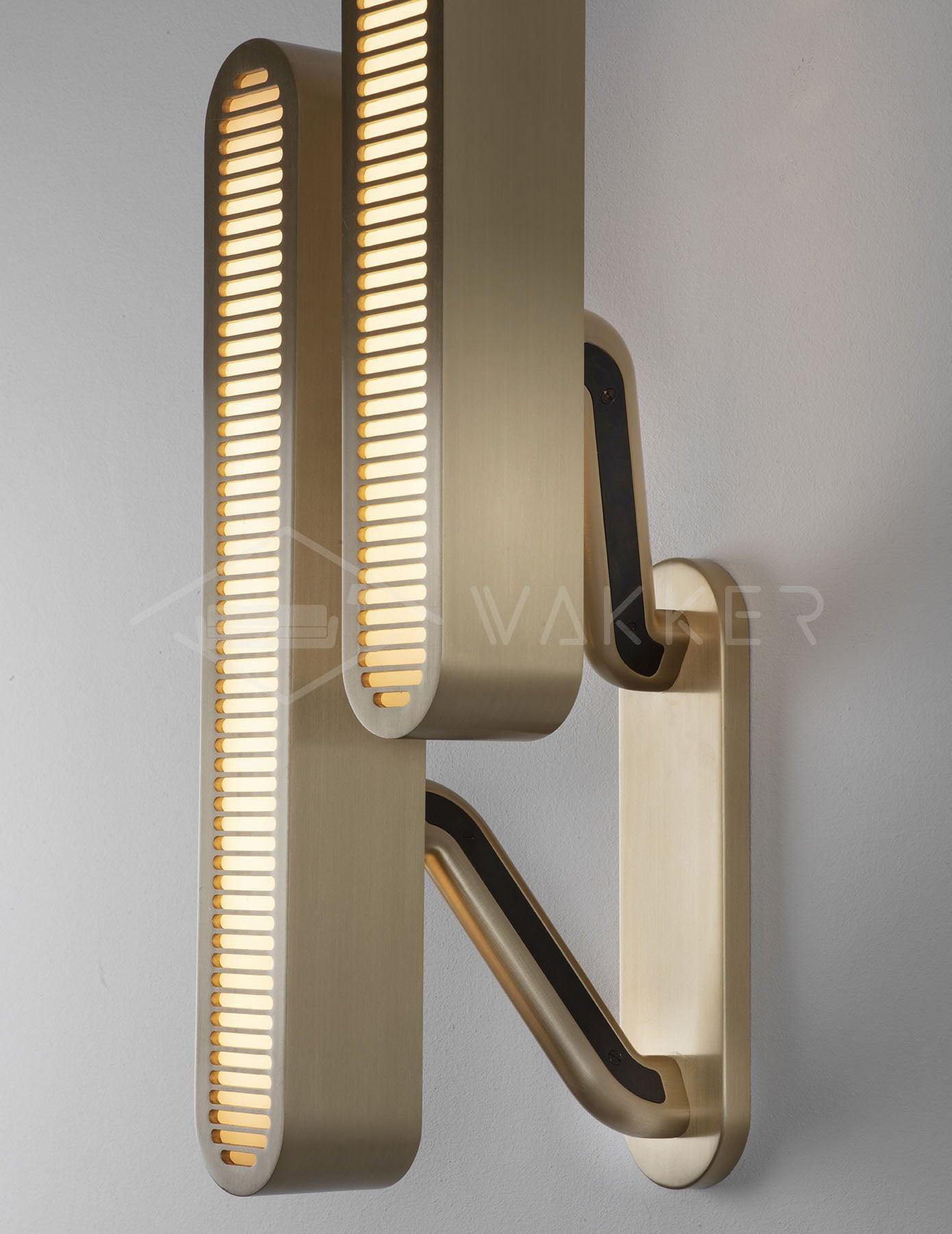 Colt Wall Light | Brass, Acrylic | Polished Brass