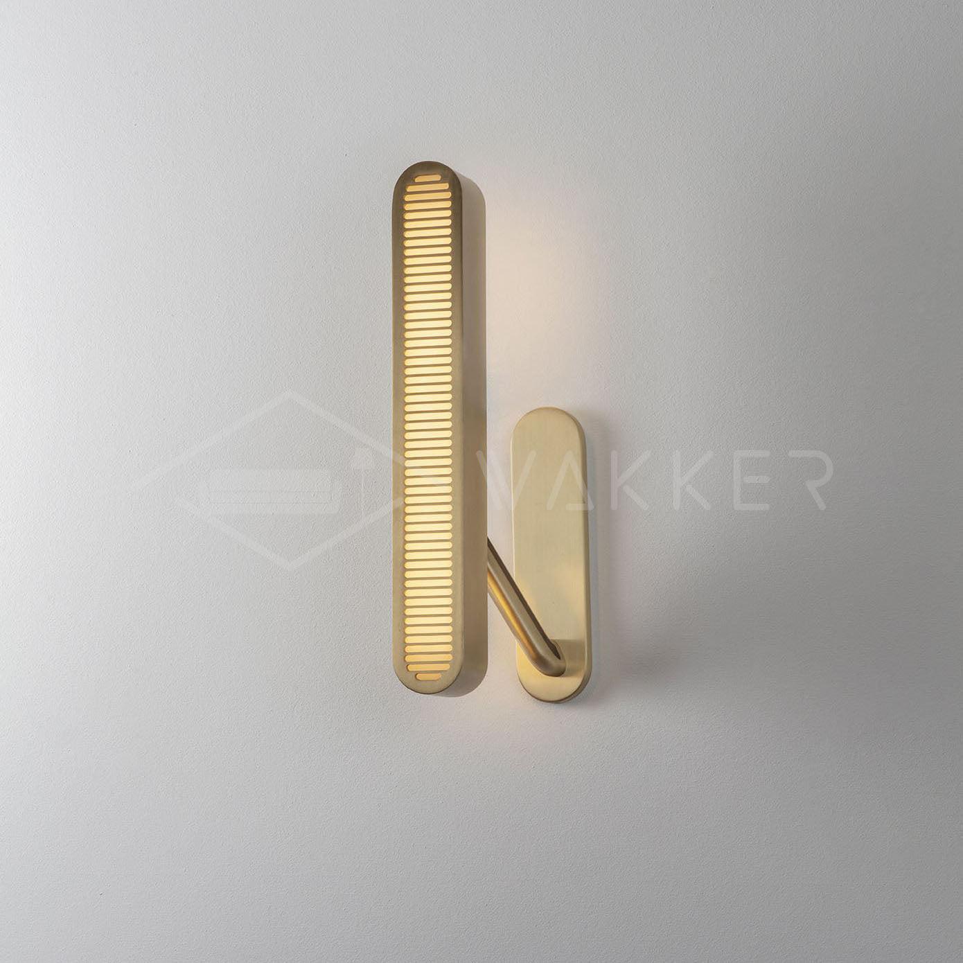 Colt Wall Light | Brass, Acrylic | Polished Brass