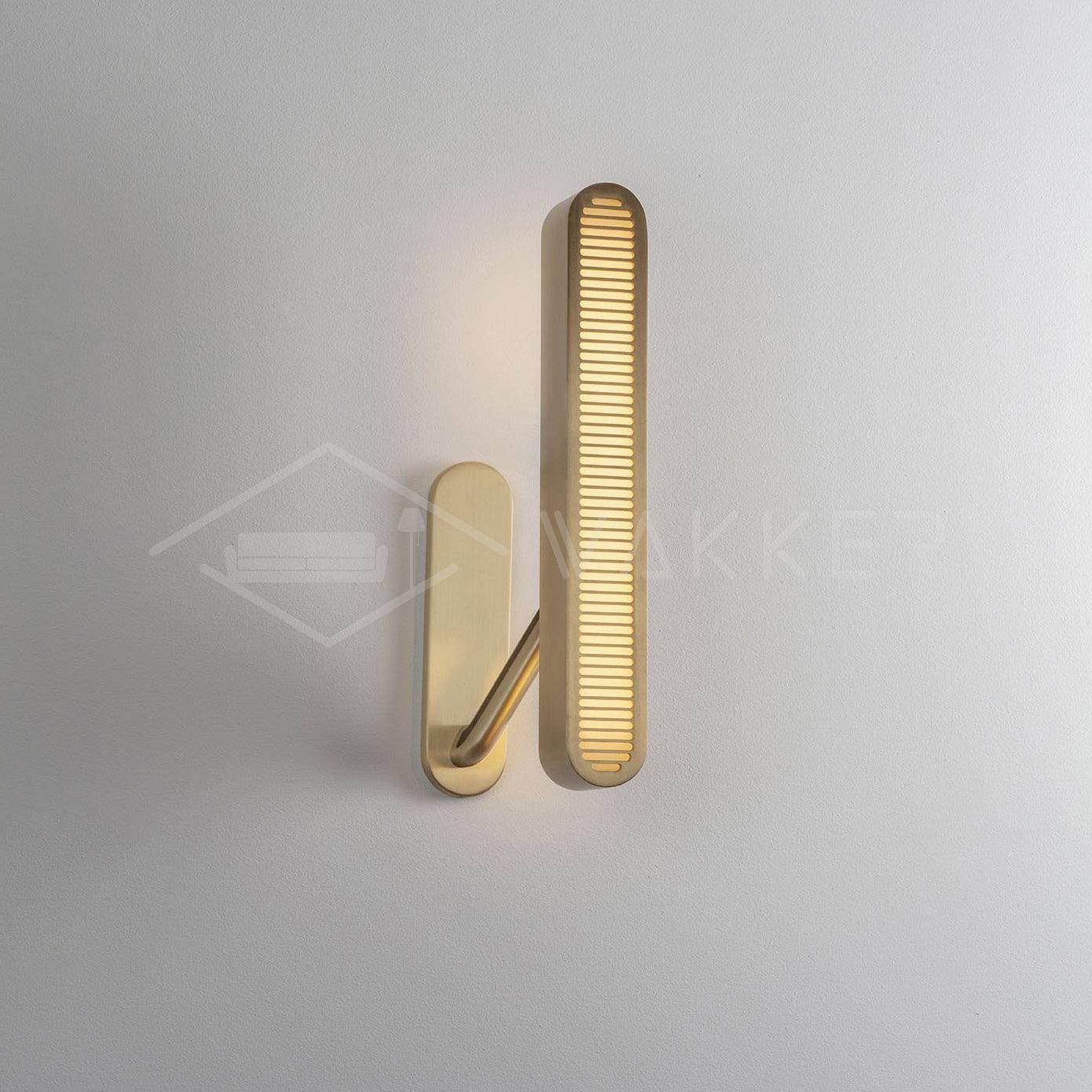 Colt Wall Light | Brass, Acrylic | Polished Brass