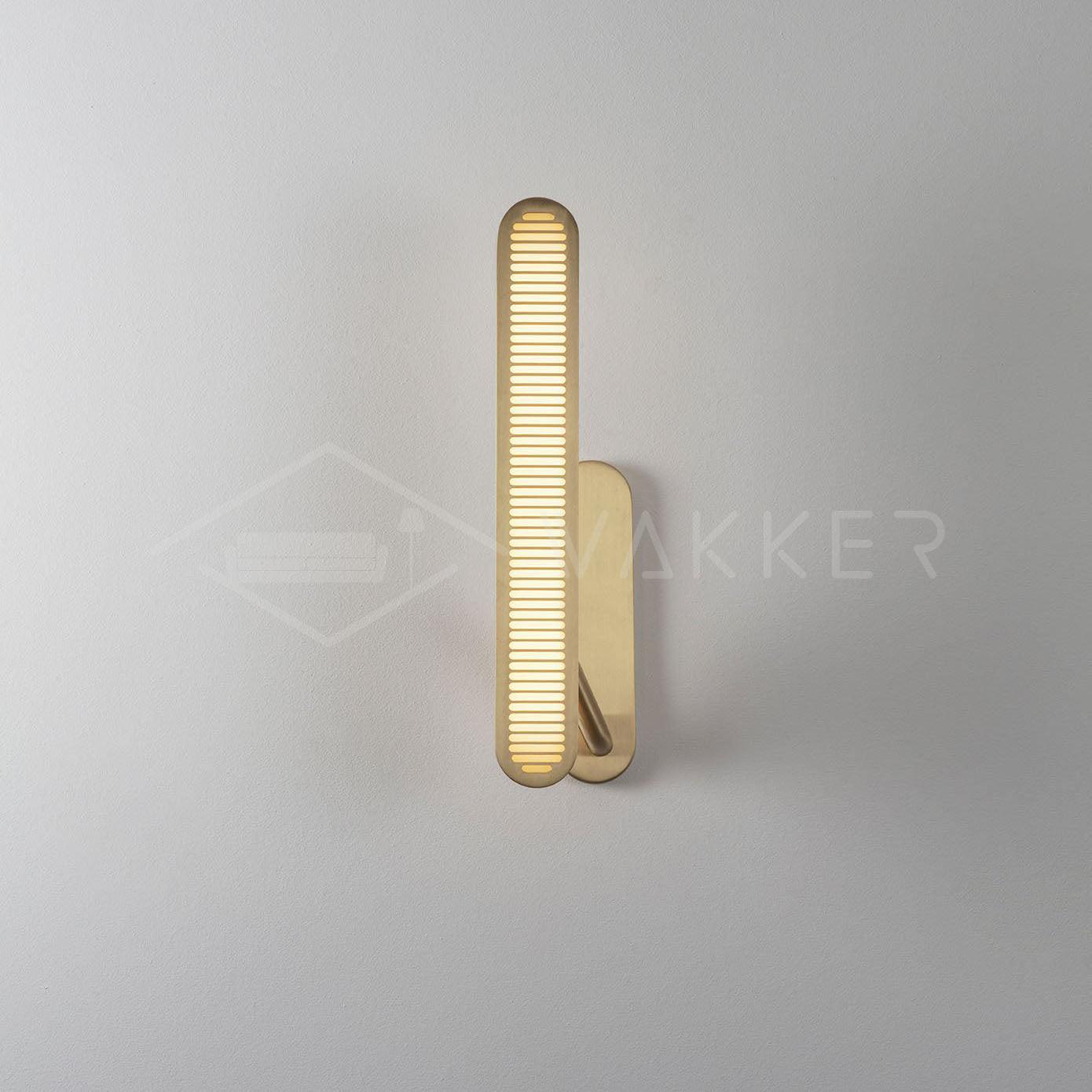 Colt Wall Light | Brass, Acrylic | Polished Brass