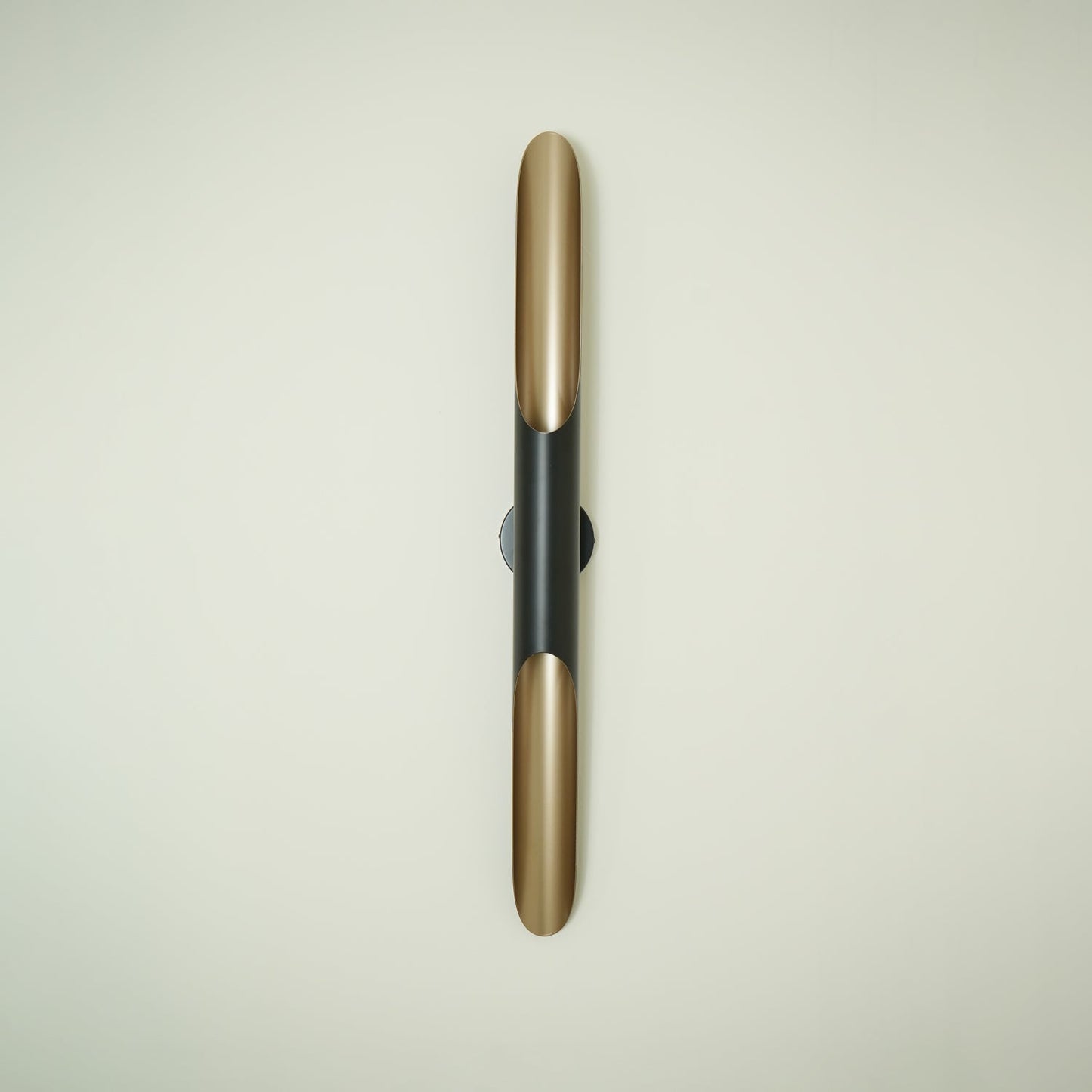 Coltrane Wall Sconce | Handmade Steel | Matte Black & Gold | Set of 2