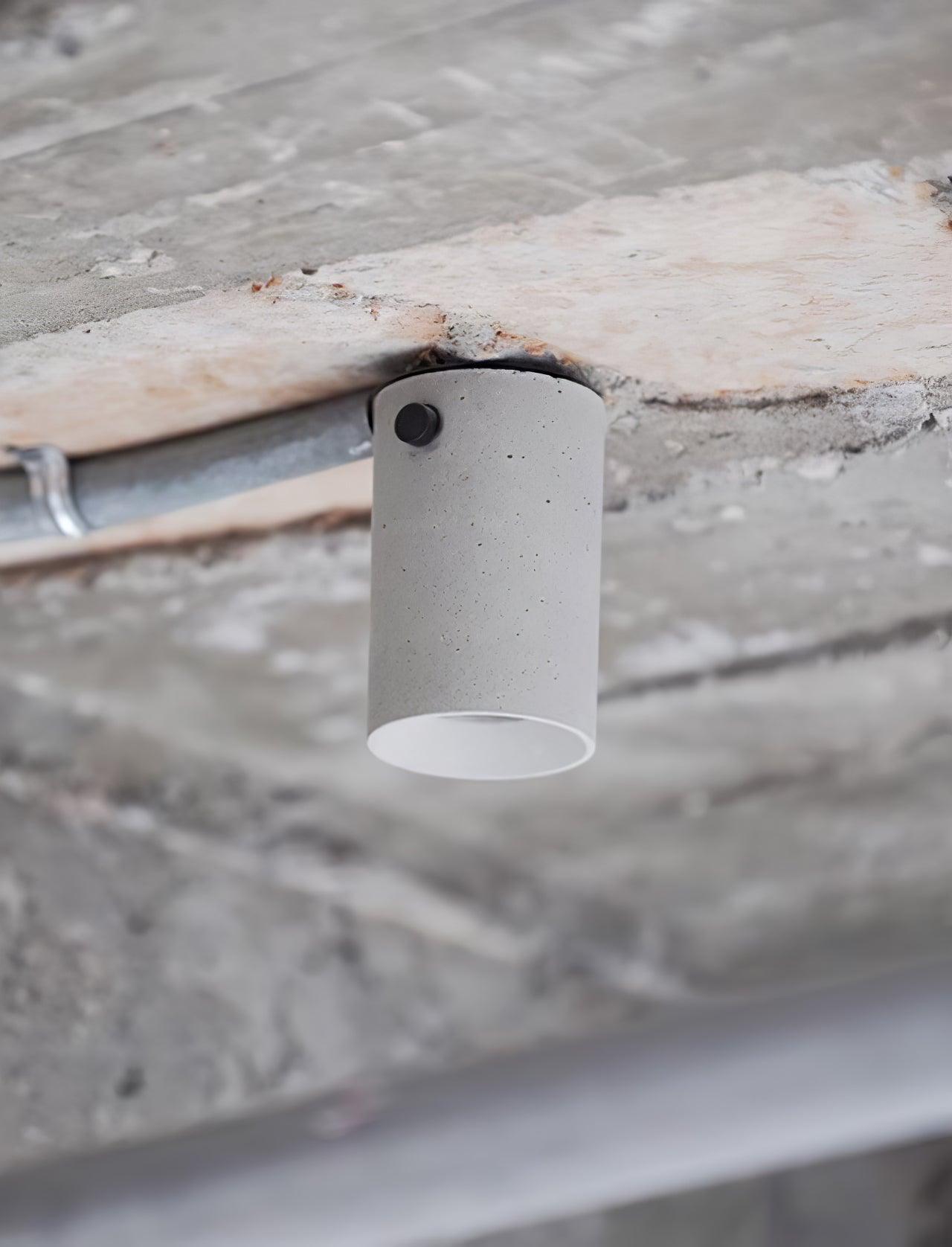 Concrete Ceiling Lamp | Concrete/Metal | Grey