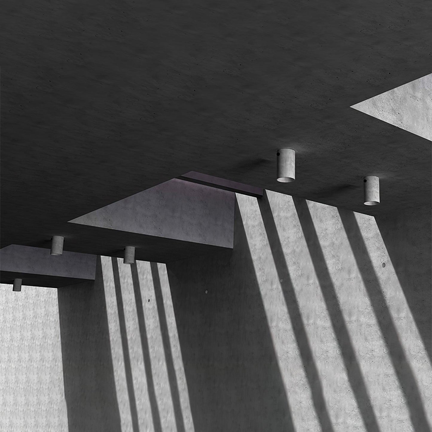 Concrete Ceiling Lamp | Concrete/Metal | Grey