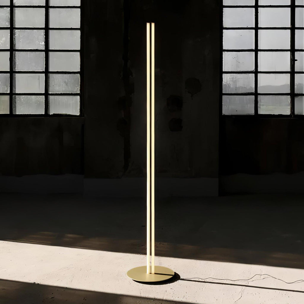 Coordinates Floor Lamp | Aluminum, Silicone, Metal | Gold, Black