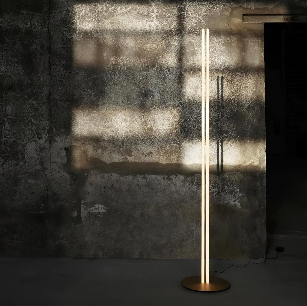Coordinates Floor Lamp | Aluminum, Silicone, Metal | Gold, Black