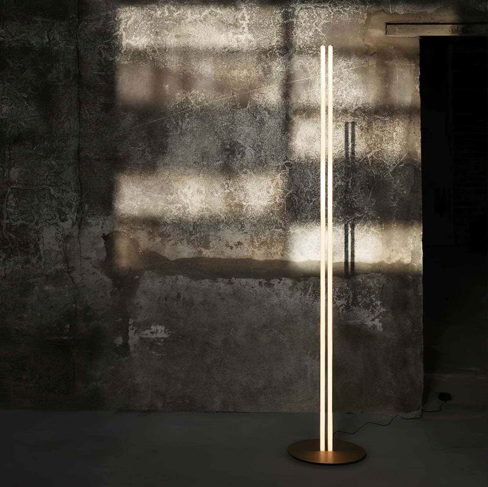 Coordinates Floor Lamp | Aluminum, Silicone, Metal | Gold, Black