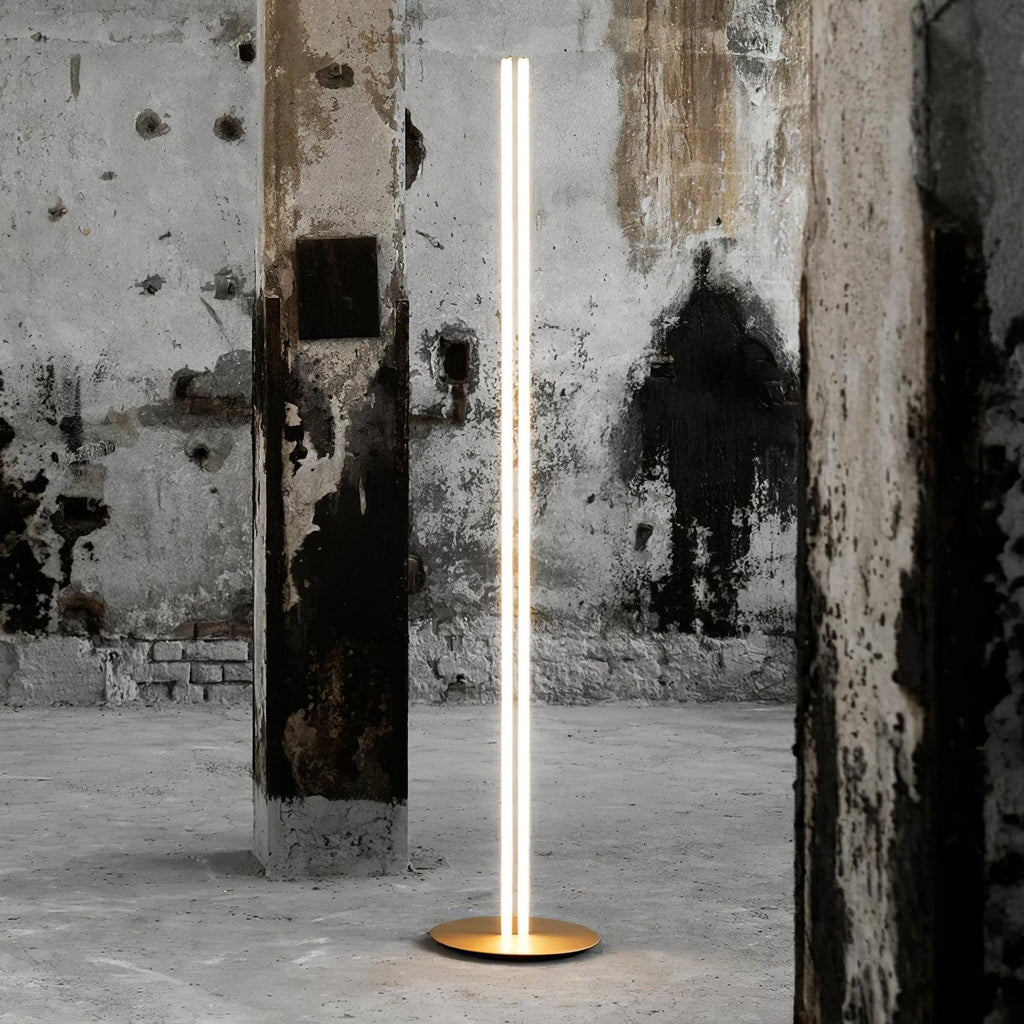 Coordinates Floor Lamp | Aluminum, Silicone, Metal | Gold, Black