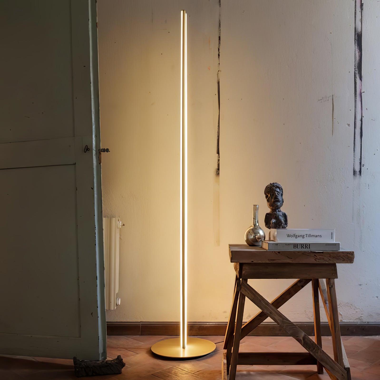 Coordinates Floor Lamp | Aluminum, Silicone, Metal | Gold, Black