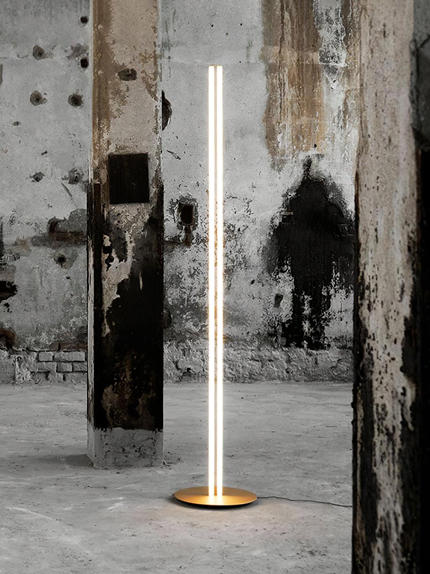 Coordinates Floor Lamp | Aluminum, Silicone, Metal | Gold, Black