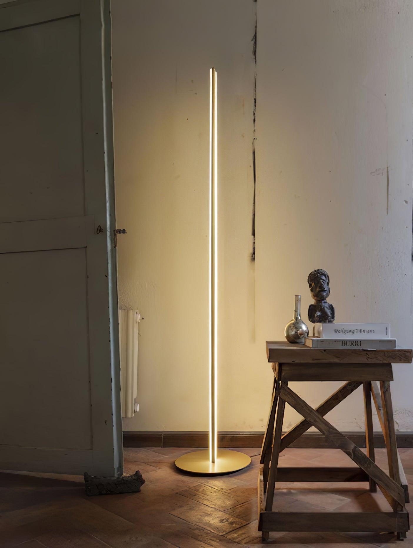 Coordinates Floor Lamp | Aluminum, Silicone, Metal | Gold, Black