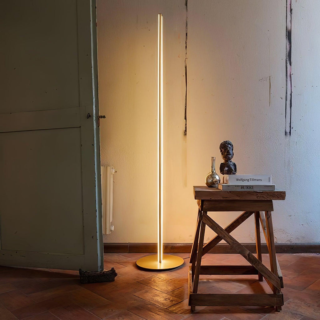 Coordinates Floor Lamp | Aluminum, Silicone, Metal | Gold, Black