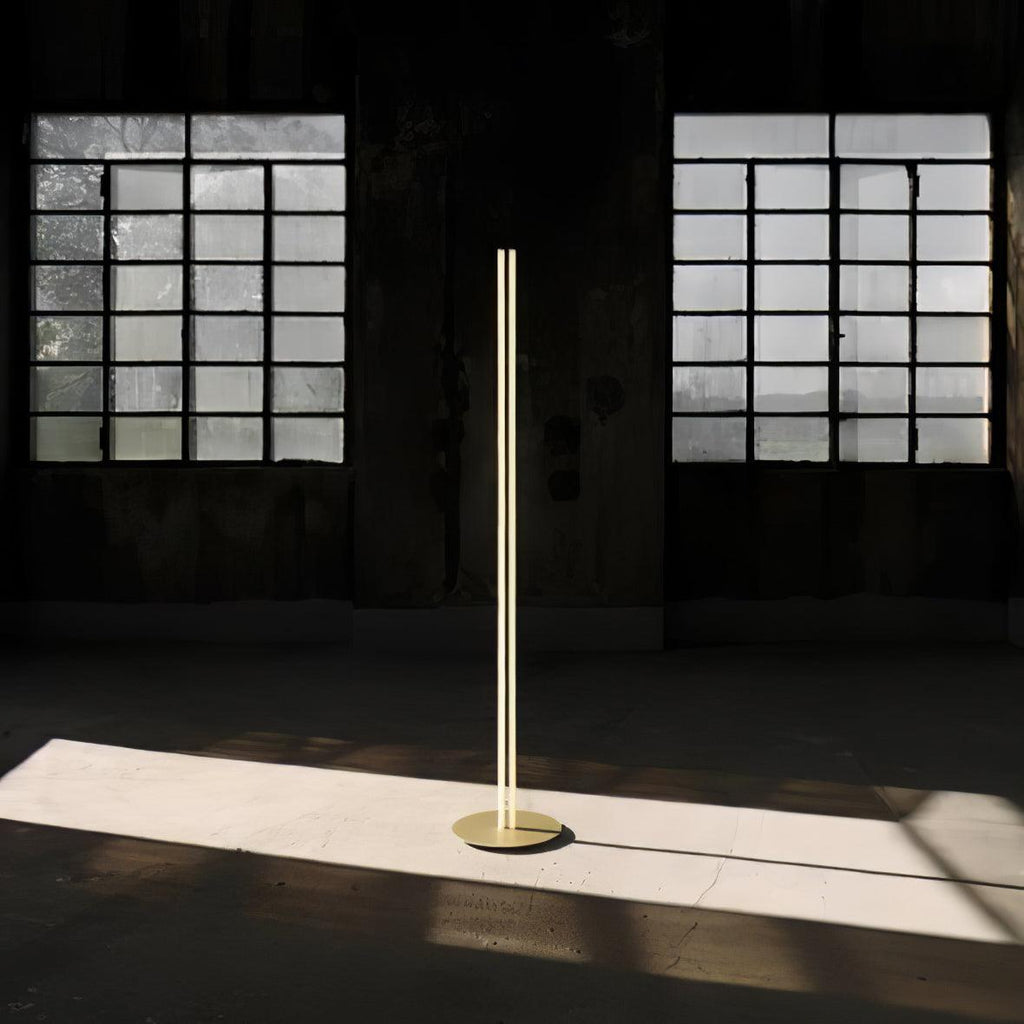 Coordinates Floor Lamp | Aluminum, Silicone, Metal | Gold, Black