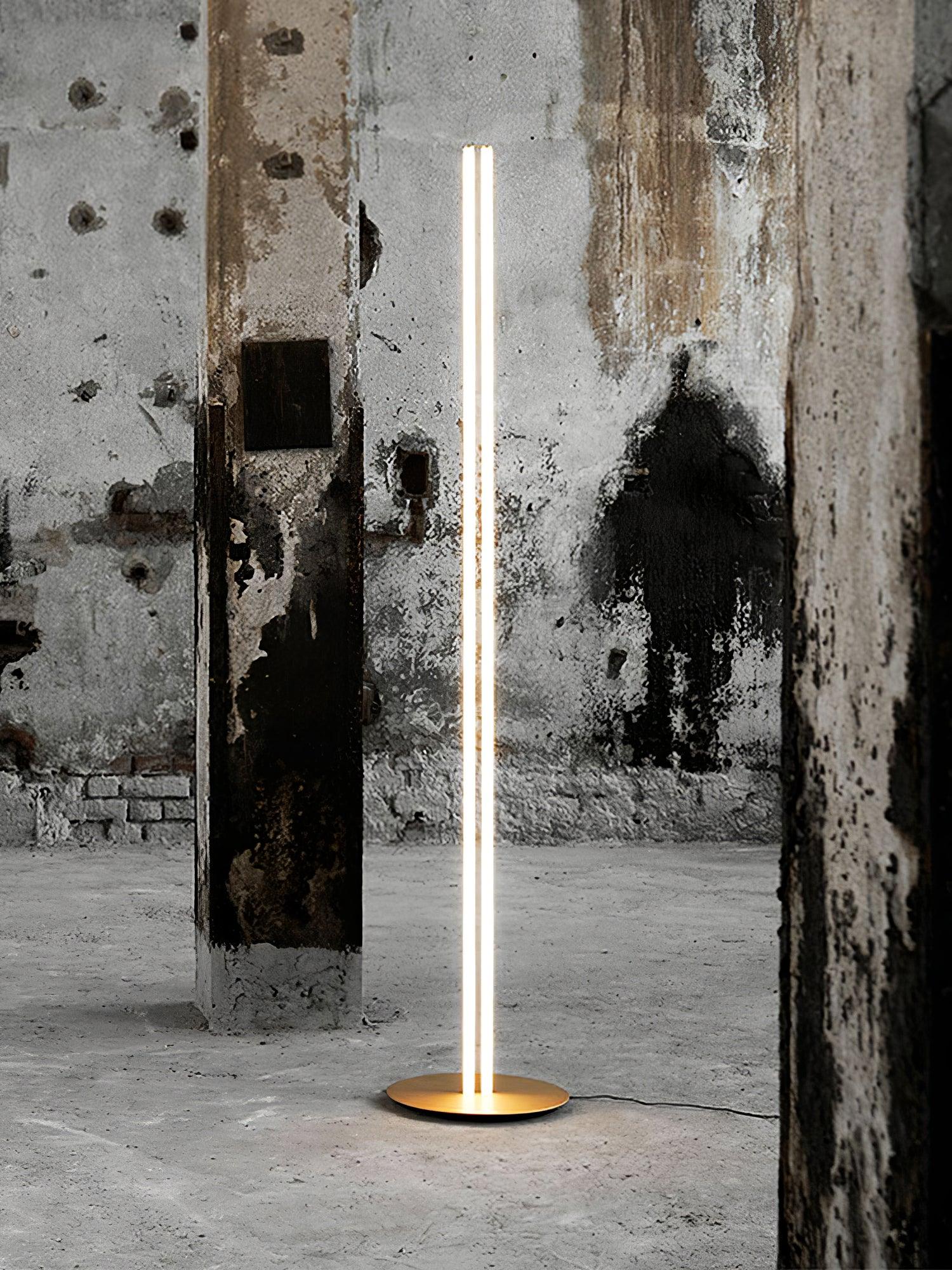 Coordinates Floor Lamp | Aluminum, Silicone, Metal | Gold, Black