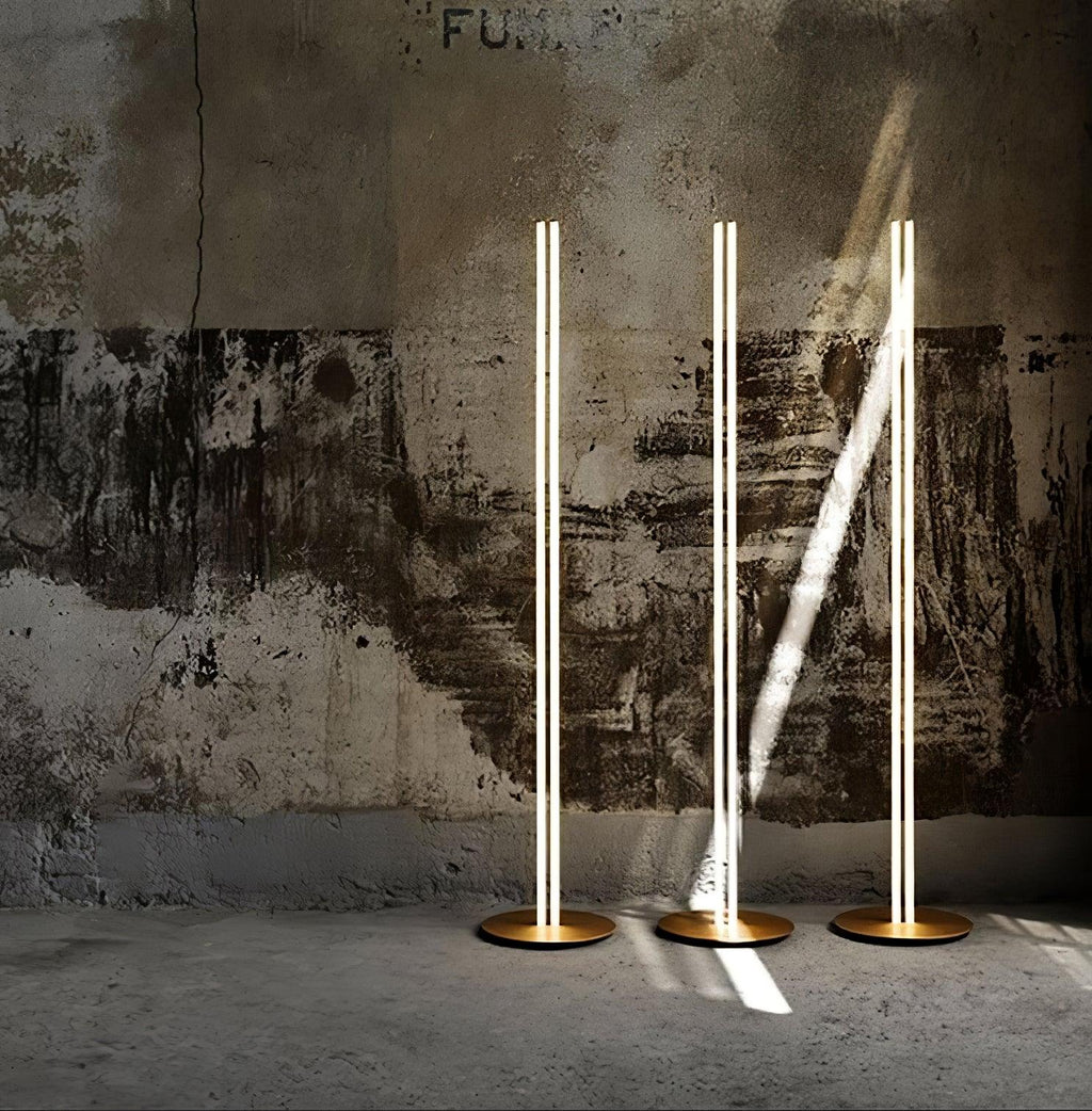 Coordinates Floor Lamp | Aluminum, Silicone, Metal | Gold, Black