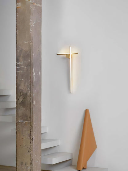 Coordinates Wall Lamp | Aluminum/Silicone/Metal | Gold/Black