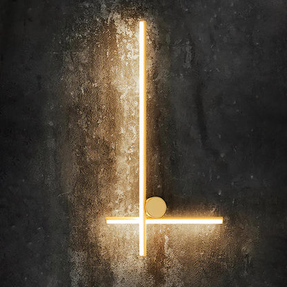 Coordinates Wall Lamp | Aluminum/Silicone/Metal | Gold/Black