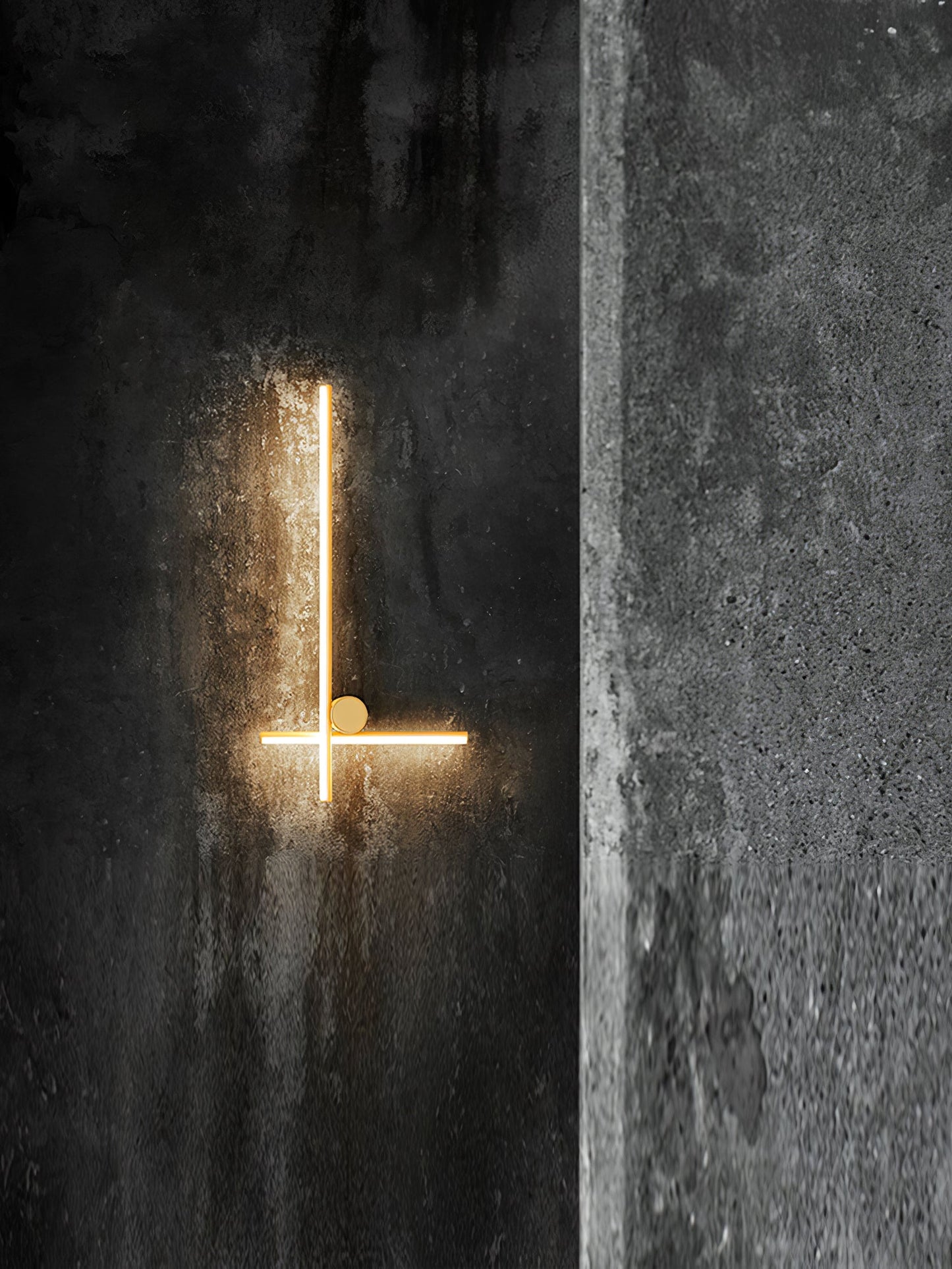 Coordinates Wall Lamp | Aluminum/Silicone/Metal | Gold/Black