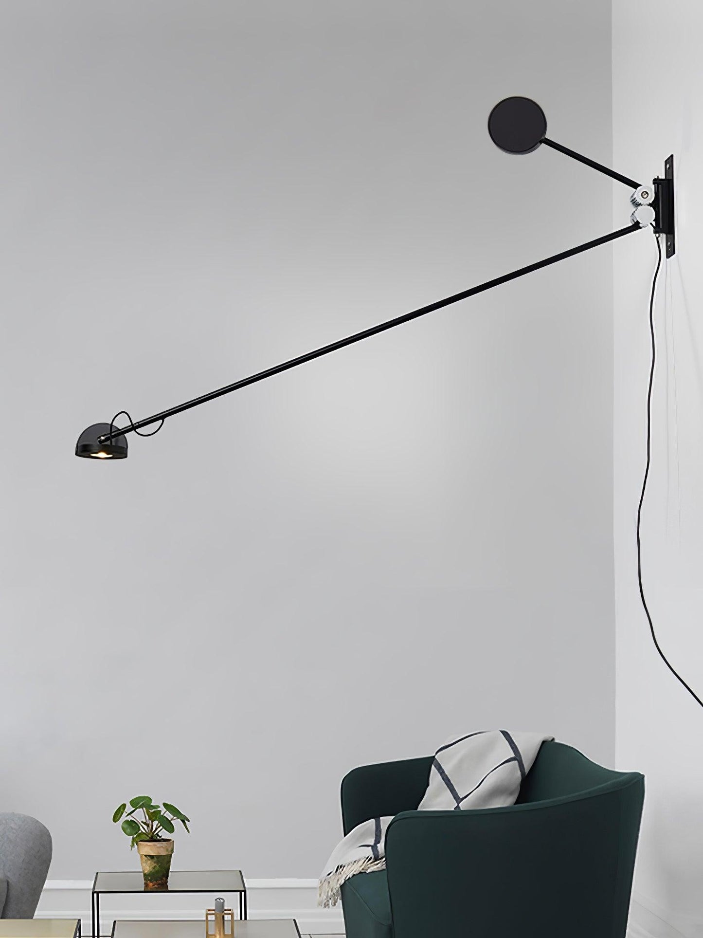 Precision Movement Wall Lamp | Adjustable LED | Set of 2