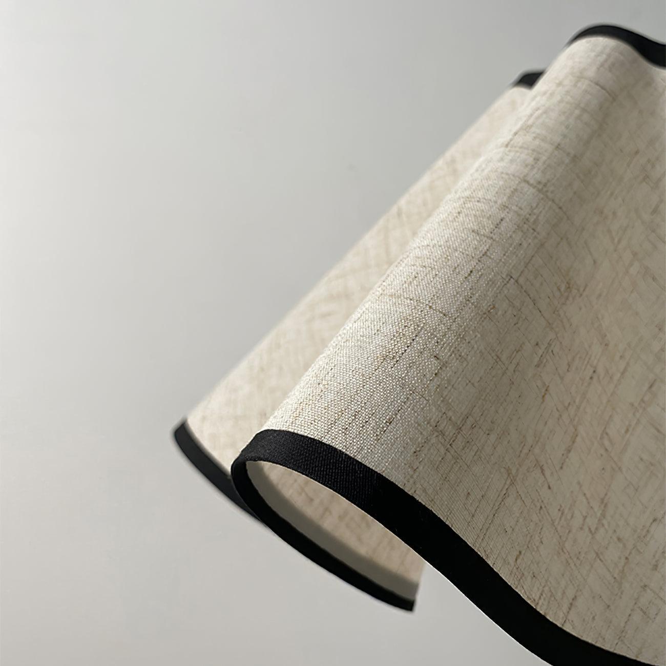 Cora Table Lamp | Vintage Black Metal | White Linen Shade